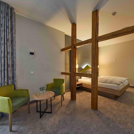 Hotel Brauhaus Zum Loewen Mühlhausen Esterno foto