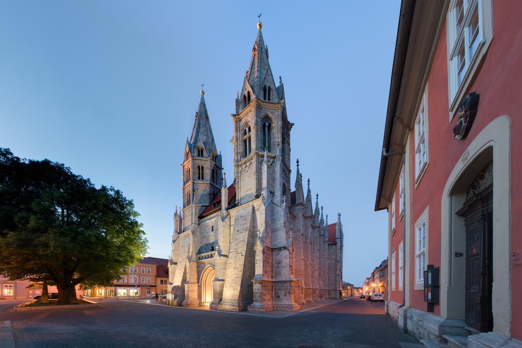 Hotel Brauhaus Zum Loewen Mühlhausen Esterno foto